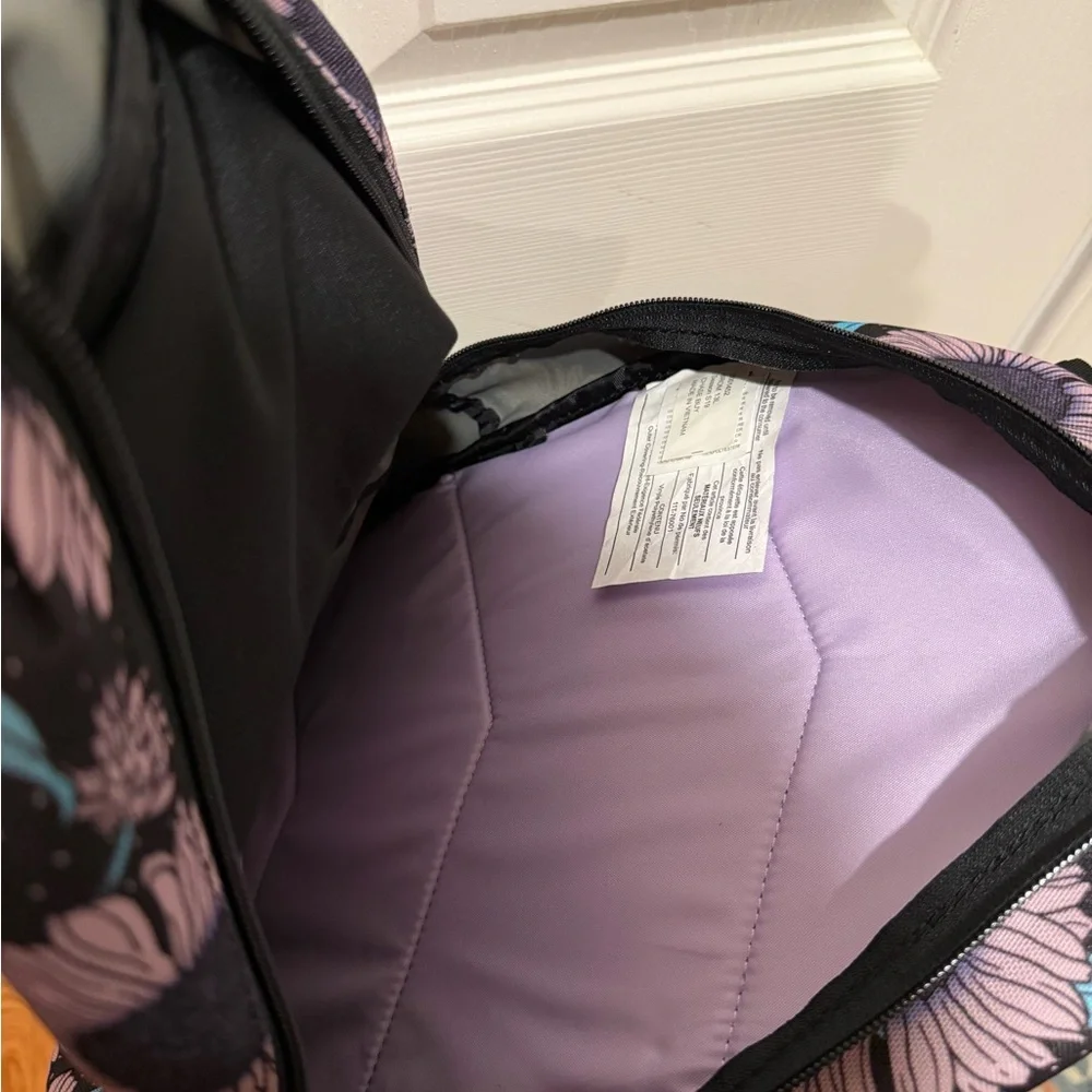 Dakine Women's Backpack - Black and Pink Floral - Picture 2 of 3